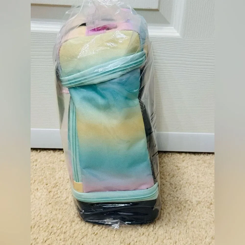 NWT Adidas Excel 2 Insulated Lunch Bag in Gradient Flash Aqua/Orchid Fusion